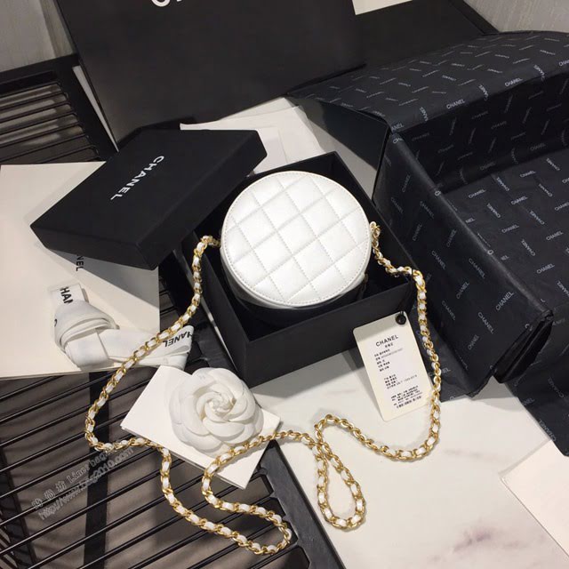 Chanel女包 AP0999 2020早春新款 Chanel小圓餅珍珠包  djc4027